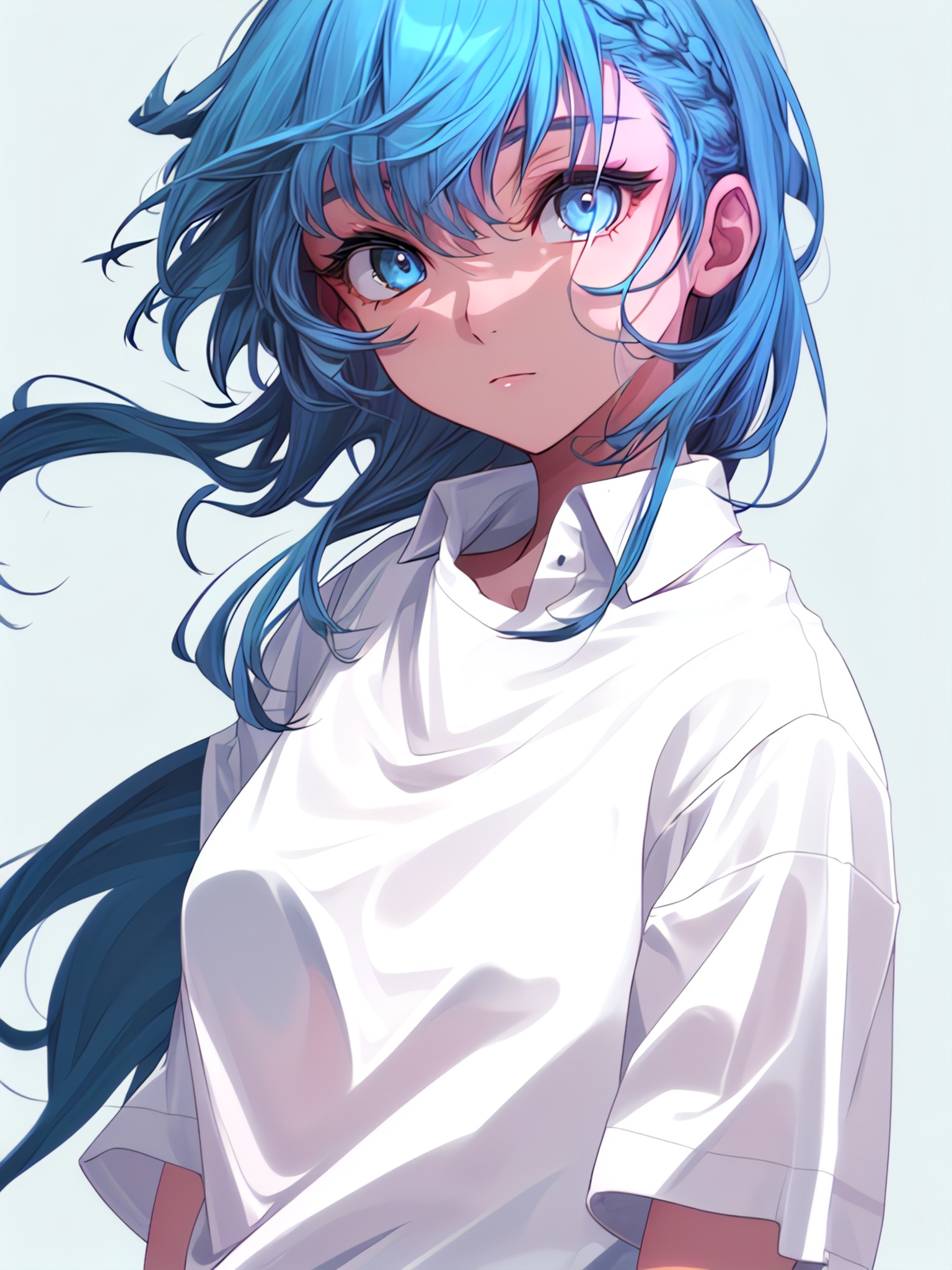 00251-storeBoughtGyozaMix_vv-solo 1girl white shirt blue hair blue eyes.jpg